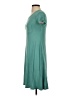 Peruvian Connection Solid Teal Casual Dress Size XS - photo 5