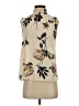 Le Lis 100% Polyester Ivory Sleeveless Blouse Size S - photo 1