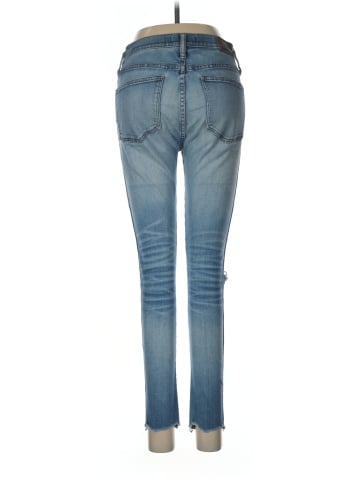 Madewell 9" High-Rise Skinny Jeans in Allegra Wash: Rip and Repair Edition (view 2)