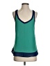 Ezra 100% Polyester Teal Sleeveless Blouse Size S - photo 1