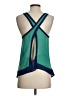 Ezra 100% Polyester Teal Sleeveless Blouse Size S - photo 2