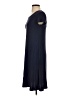 Peruvian Connection Solid Blue Casual Dress Size XS - photo 5