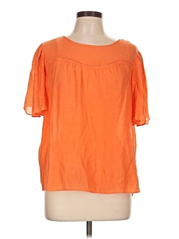 NANETTE Nanette Lepore Short Sleeve Blouse (view 1)