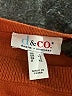 D&Co. Orange Pullover Sweater Size XL - photo 7