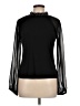 Bold Elements Black Long Sleeve Blouse Size L - photo 1