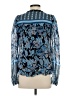 Hale Bob Blue Long Sleeve Blouse Size XS - photo 2