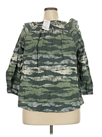Sonoma Goods for Life 3/4 Sleeve Blouse (view 2)