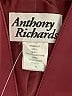 Anthony Richards 100% Polyester Burgundy Faux Leather Jacket Size XL - photo 6