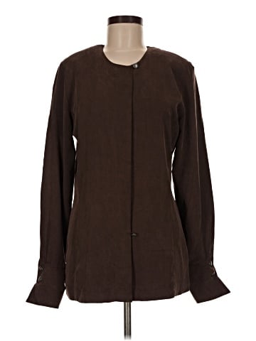 Christie & Jill Long Sleeve Silk Top (view 1)