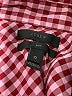 J.Crew Checkered-gingham Burgundy Long Sleeve Button-Down Shirt Size 10 - photo 7