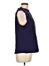 Allegra K 100% Polyester Blue Sleeveless Blouse Size L - photo 4