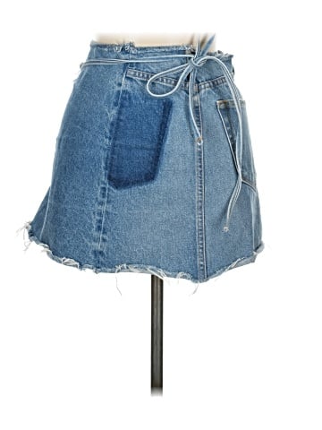 GRLFRND Denim Skirt (view 2)