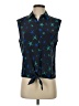 Equipment 100% Silk Stars Blue Sleeveless Silk Top Size XS - photo 1