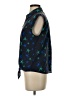 Equipment 100% Silk Stars Blue Sleeveless Silk Top Size XS - photo 5