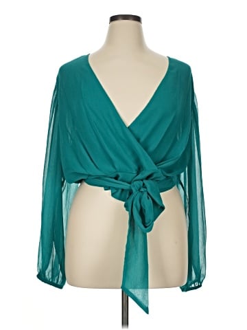 Express Long Sleeve Blouse (view 1)
