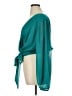 Express 100% Polyester Teal Long Sleeve Blouse Size XL - photo 5