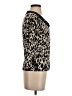 Halogen Animal Print Black Pullover Sweater Size S - photo 4