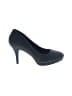 Silver Slipper Stars Black Heels Size 10 - photo 1