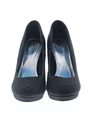 Silver Slipper Heels (view 2)