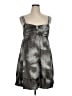 BCBGMAXAZRIA Tropical Gray Casual Dress Size XL - photo 1