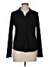 Modern Works Black Long Sleeve Polo Size M - photo 1