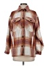 Workshop Republic Clothing 100% Polyester Plaid Brown Coat Size S - photo 1