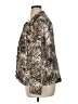 Chico's 100% Silk Animal Print Gold Silk Blazer Size XL (3) - photo 5