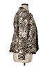 Chico's 100% Silk Animal Print Gold Silk Blazer Size XL (3) - photo 4