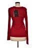 Marcella Red Long Sleeve Top Size M - photo 2