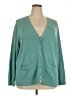 Lands' End Teal Cardigan Size 3X - photo 1