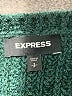 Express 100% Polyester Solid Green Pullover Sweater Size S - photo 7