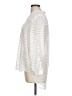 Kaari Blue 100% Polyester Ivory Long Sleeve Blouse Size L - photo 5