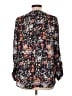 Daniel Rainn 100% Polyester Floral Black Long Sleeve Blouse Size L - photo 2