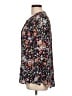 Daniel Rainn 100% Polyester Floral Black Long Sleeve Blouse Size L - photo 5