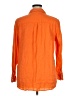 Boden 100% Linen Orange Long Sleeve Button-Down Shirt Size 14 - photo 2