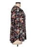 Daniel Rainn 100% Polyester Floral Black Long Sleeve Blouse Size L - photo 4