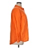Boden 100% Linen Orange Long Sleeve Button-Down Shirt Size 14 - photo 4