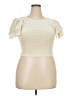 Evolution Ivory Short Sleeve Top Size XXL - photo 1