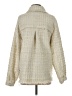 Lulus 100% Polyester Tweed Ivory Faux Fur Jacket Size S - photo 2