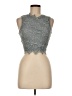 Kimchi Blue 100% Polyester Gray Sleeveless Blouse Size M - photo 1