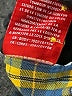 Superdry 100% Cotton Plaid Yellow 3/4 Sleeve Button-Down Shirt Size M - photo 8