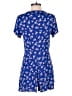 Wild Fable 100% Rayon Hearts Blue Romper Size S - photo 2