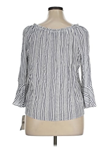 AB Studio 3/4 Sleeve Blouse (view 2)