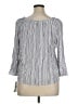 AB Studio 100% Rayon Gray 3/4 Sleeve Blouse Size XL - photo 2