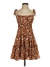 Blu Pepper 100% Polyester Brown Casual Dress Size S - photo 1