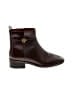 Tory Burch 100% Leather Burgundy Brown Ankle Boots Size 7 1/2 - photo 1