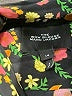 Marc Jacobs 100% Silk Floral Black Short Sleeve Silk Top Size 14 - photo 7