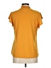 Adrienne Vittadini Gold Short Sleeve Blouse Size M - photo 2