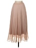 Uniqlo 100% Polyester Tan Formal Skirt Size S - photo 2