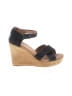 TOMS Black Wedges Size 5 - photo 1